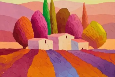 פאזל של Colorful Hills by Sveta Esser