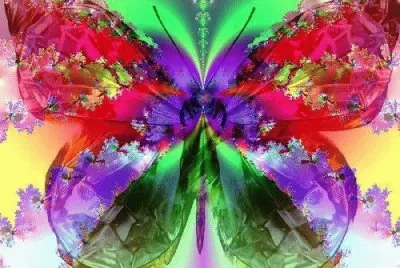 Colored Butterfly