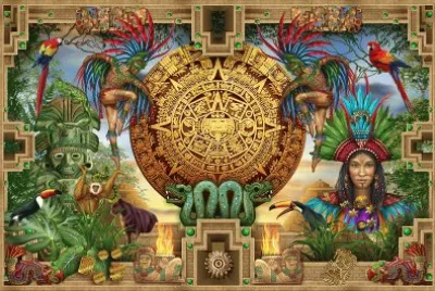 Mayan-Aztec Montage