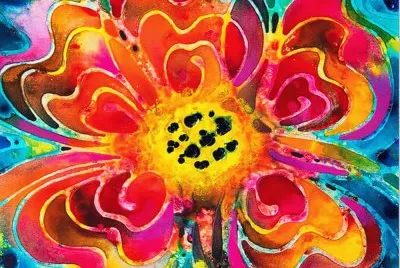 Flor de colores