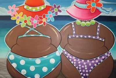 Ladies on the Beach