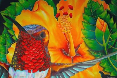 פאזל של Colored Bird