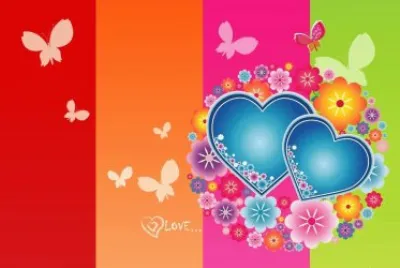 פאזל של Corazones de colores 4