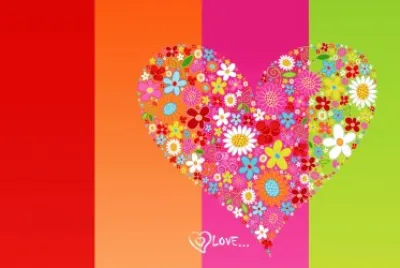 פאזל של Corazones de colores 8