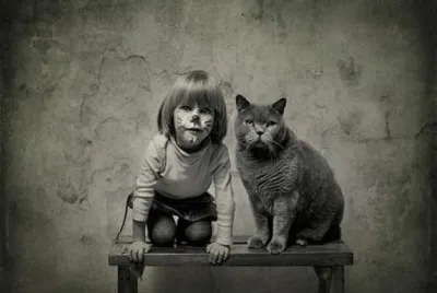 niÃ±o y gato 2