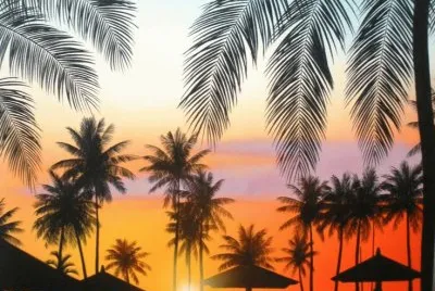 Kuta Beach  sunset  Bali