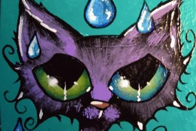 Cat in the rain