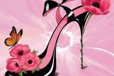 פאזל של Shoe and Flowers
