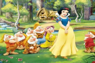 Blanca nieves y enanitos jigsaw puzzle