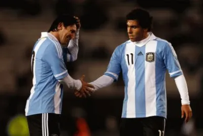 Messi y Tevez jigsaw puzzle