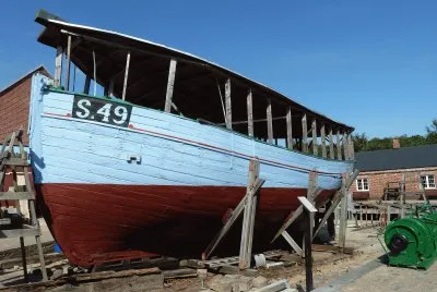 Old boat Esbjerg museum