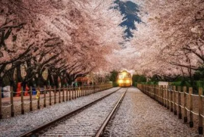 EstacioÌn de trenes en Corea del Sur