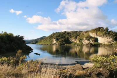 Sunset Lake Waikaremoana jigsaw puzzle