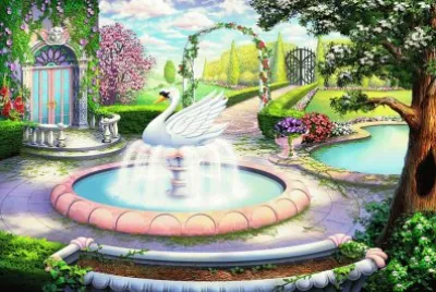 estanque de cisne