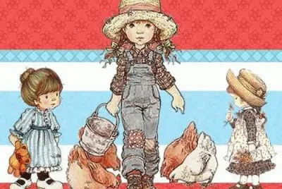 niÃ±as cuidando las gallinas