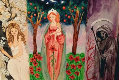 trittico della Grande Madre