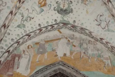 Roskilde cathedral ceiling