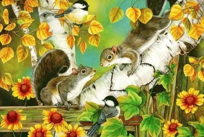 esquilos jigsaw puzzle