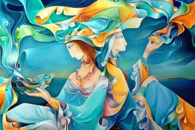 Damas y peces
