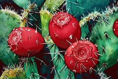 Red Cactus jigsaw puzzle