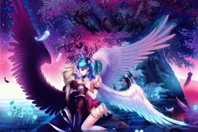 Ãngeles animÃ© enamorados