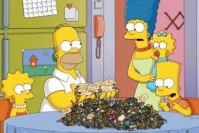 Simpson 's Dinner jigsaw puzzle