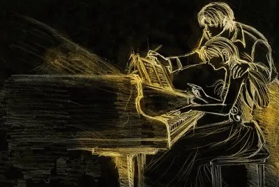 LecciÃ³n de piano jigsaw puzzle