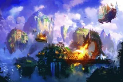 Paisaje con dragÃ³n