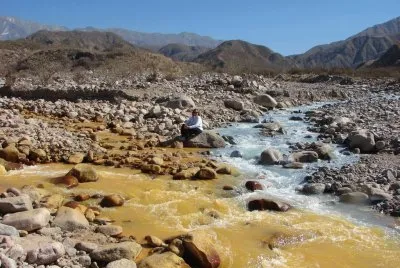 Confluencia de rÃ­os en La Rioja. Argentina
