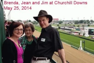 Brenda and Jim at Churchill Downs