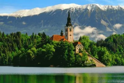 Lago Bled. Eslovenia