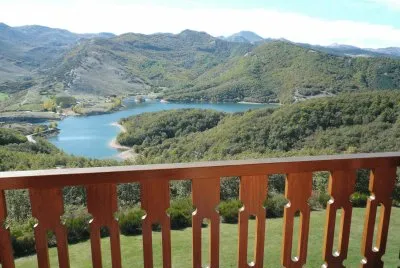 Reservoir view northern Spain