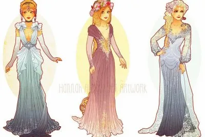 Cinderella Rapunzel Elsa