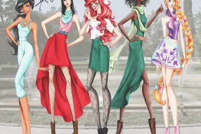 Jasmine Mulan Ariel Tiana Rapunzel