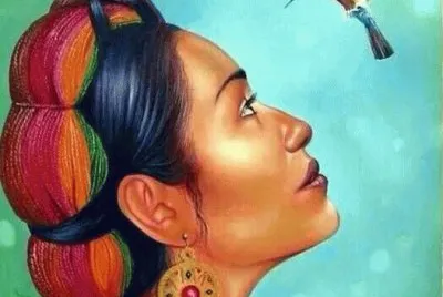 Lady with Bird