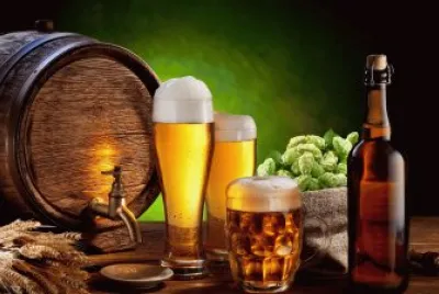 Refrescante cerveza