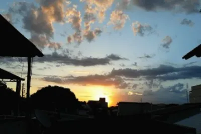 terraÃ§o pÃ´r do sol