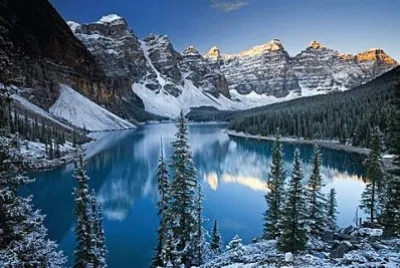 Lago Moraine. CanadÃ¡ jigsaw puzzle