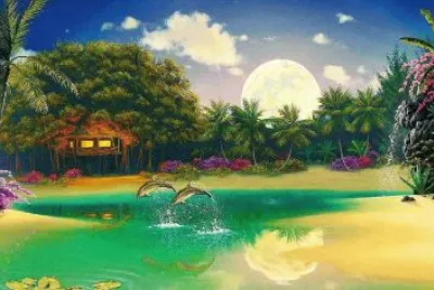 פאזל של delfines