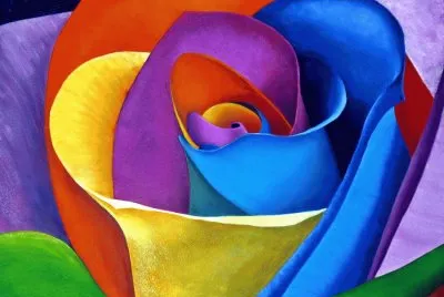 Rainbow Rose