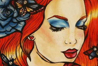Lady with Red Hair