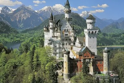 Neuschwanstein. Baviera. Alemania jigsaw puzzle