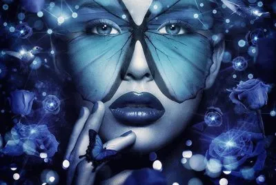 פאזל של b fille bleue