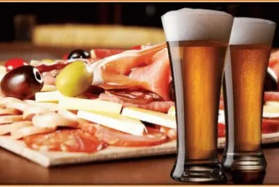 Picata con cerveza