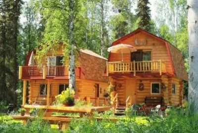 cabaÃ±a entre la naturaleza