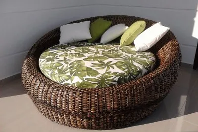 Mueble de mimbre