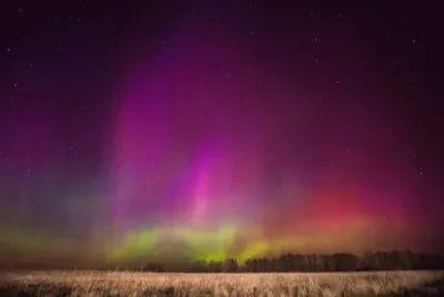 Aurora boreal en RiazÃ¡n. Rusia