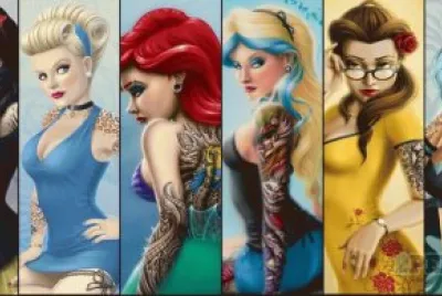 Snow White,Cinderela, Ariel, Alice, Bela, Jamine jigsaw puzzle