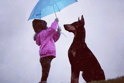 NiÃ±a y perro
