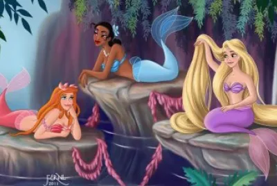 Giselle Tiana Rapunzel